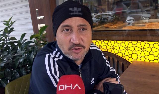 İstanbul'da iddia için heykele çıktı: Mahsur kaldı