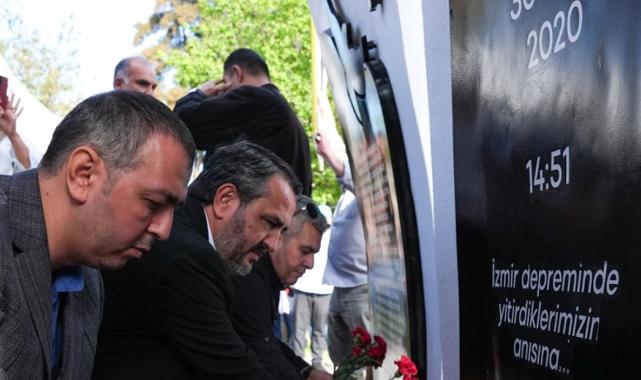 İzmir depreminin 4. yılında düzenlenen törende duygusal anlar yaşandı