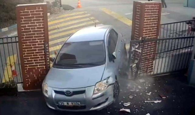 İzmir'de iki kez otomobilin çarptığı okulda önlem