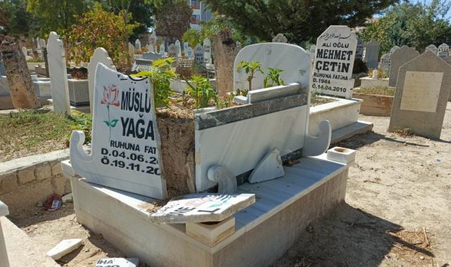 Karaman'da Müslüme Yağal'ın mezarına zarar verildi
