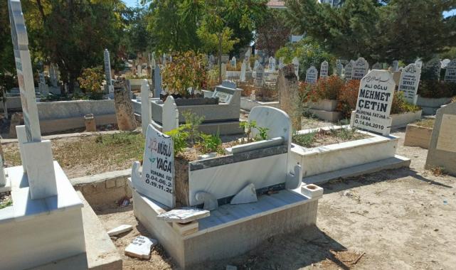Karaman'da Müslüme Yağal'ın mezarına zarar verildi