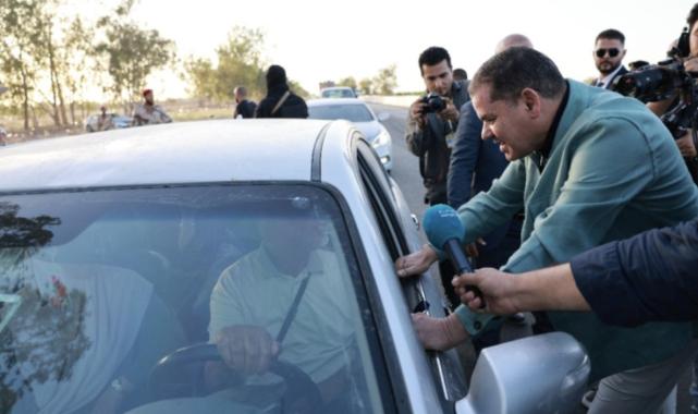 Libya Başbakanı Dibeybe, Türk şirketin yaptığı yolun ilk etabını açtı