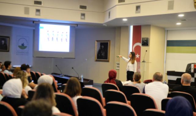 Osmangazi'de belediye personeline sağlıklı beslenme ve ofis ergonomisi eğitimi