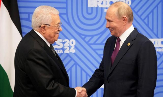 Putin, Filistin Devlet Başkanı Abbas ile bir araya geldi