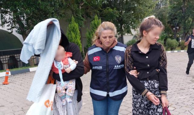 Samsun'da 9 aylık hamile kadın hırsızlık yaptı