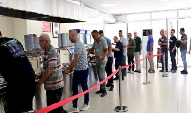 Bursa Karacabey'de kent lokantasına yoğun ilgi