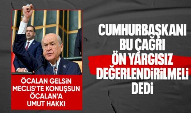 Cumhurbaşkanı Erdoğan: Bahçeli'nin çağrısı önyargısız değerlendirilmeli