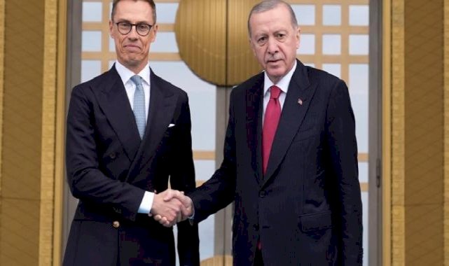 Cumhurbaşkanı Erdoğan, Finlandiya Cumhurbaşkanı Stubb'u resmi törenle karşıladı