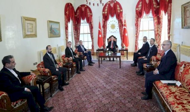 Cumhurbaşkanı Erdoğan İsranbul'da 5 ülkenin bakanını kabul etti