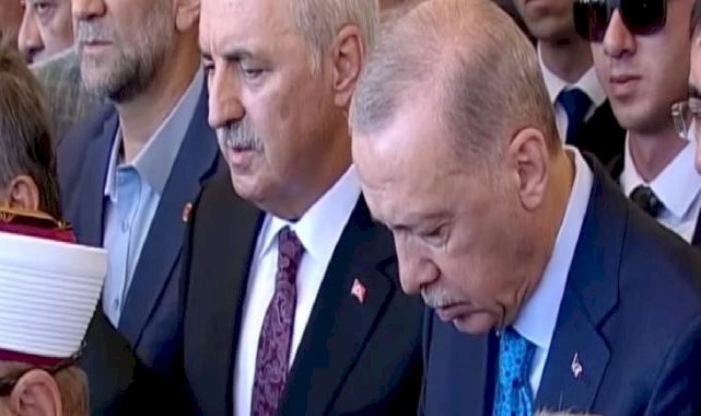 Cumhurbaşkanı Erdoğan, Recai Kutan'ın cenaze törenine katıldı
