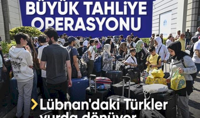 Lübnan'dan tahliye: Türk vatandaşları limanda toplandı