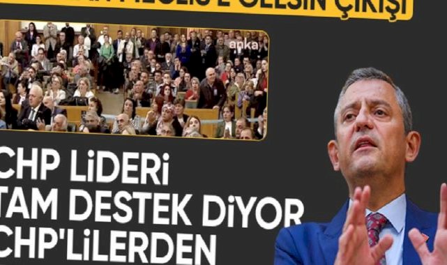 Özgür Özel, Devlet Bahçeli'nin sözleri sonrası konuştu