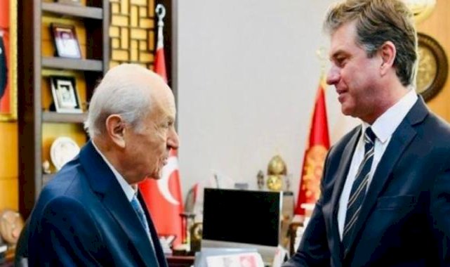 Tan Sağtürk'ten Devlet Bahçeli'ye ziyaret