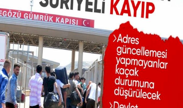 Türkiye'de 200 binden fazla Suriyeli adres kaydını yenilemedi