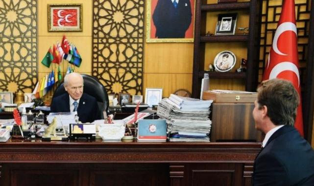 Tan Sağtürk'ten Devlet Bahçeli'ye ziyaret