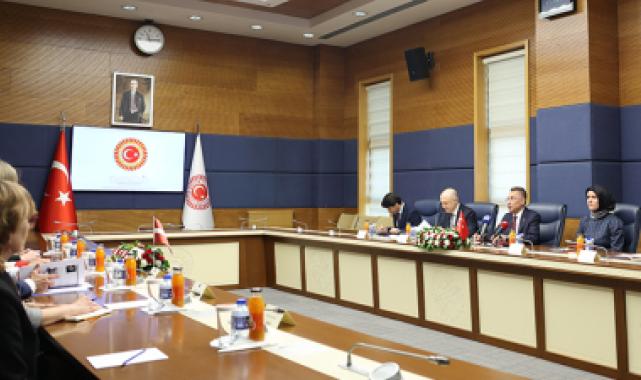 TBMM Dışişleri Komisyonu Letonya Bakanı'nı ağırladı