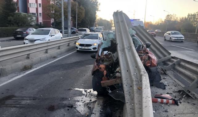 Tekirdağ'da trafik kazası: Burnu bile kanamadı