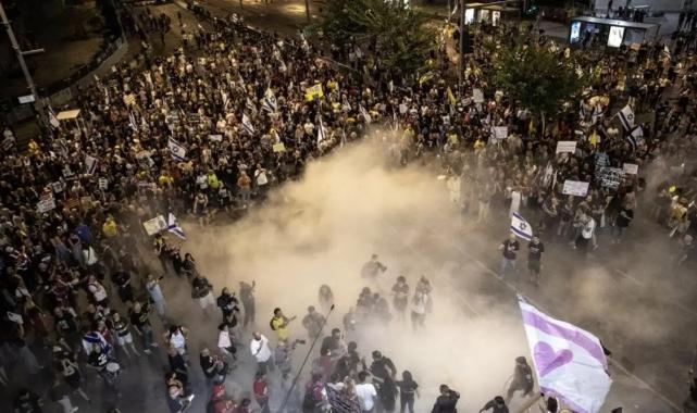 Tel Aviv’de esir takası için gösteri düzenlendi