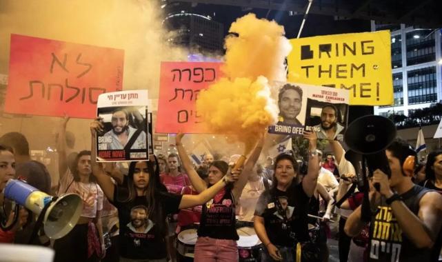 Tel Aviv’de esir takası için gösteri düzenlendi