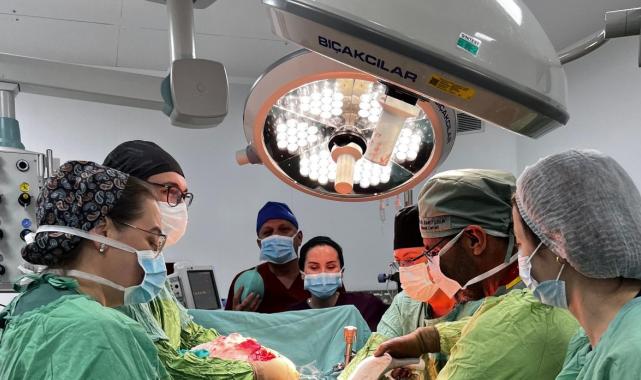 Trabzon'da 26 kiloluk tümörü çıkaran doktor konuştu