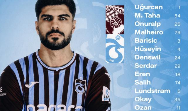 Trabzonspor'un Göztepe maçı kamp kadrosu belirlendi