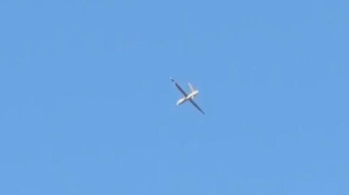 TUSAŞ tesisleri üzerinde ANKA uçuş gerçekleştiriyor