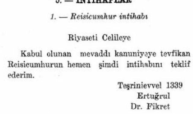 Ümit Yenişehirli'nin yeni yazısı: Tarih 29 Ekim 1923, Meclis tutanakları