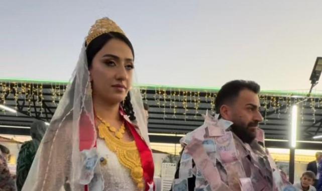 Van'da aşiret düğün: Geline 4 kilo altın, damada 10 milyon TL takıldı