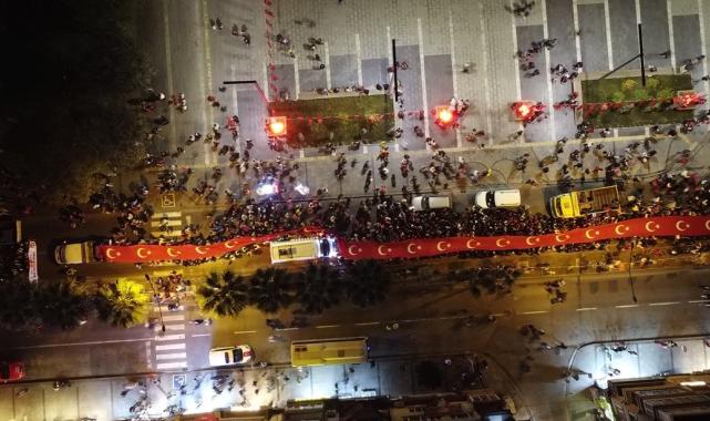 Yurdun dört bir yanında Cumhuriyet Bayramı için fener alayı