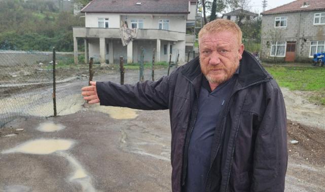 Zonguldak'ta yol çalışmasına bağlı arazi ihlaline tel örgülü tepki