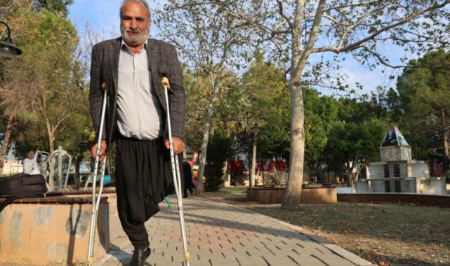 Adana'da 40 yıldır protez bacağa kavuşmayı bekliyor