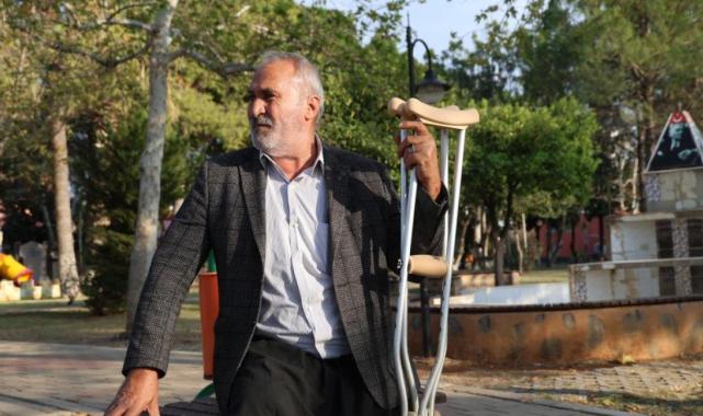 Adana'da 40 yıldır protez bacağa kavuşmayı bekliyor