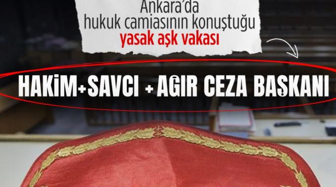 Ankara&#039;da mahkeme başkanı, savcı ile birlikteyken yakalanınca balkondan atladı