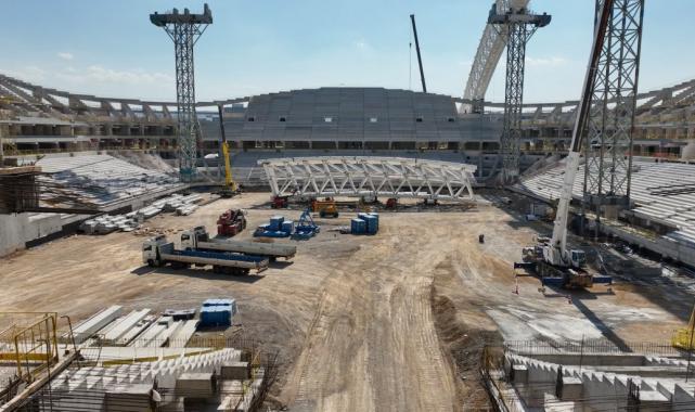 Ankara'nın yeni stadyum kompleksi hızla tamamlanıyor
