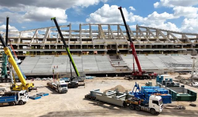 Ankara'nın yeni stadyum kompleksi hızla tamamlanıyor