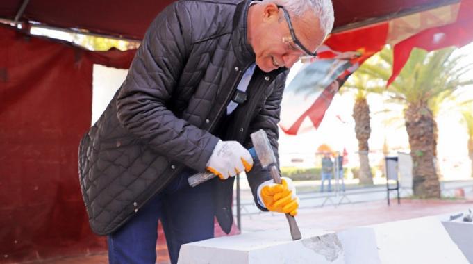 CHP'li Alanya Belediyesi'nden 'Uluslararası Taş Heykel Sempozyumu'