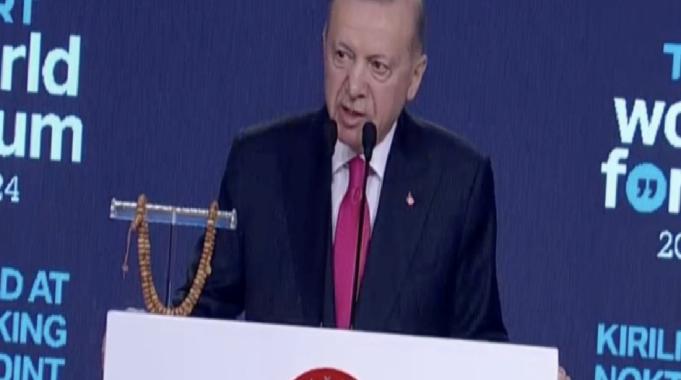 Cumhurbaşkanı Erdoğan'ın TRT World Forum konuşması