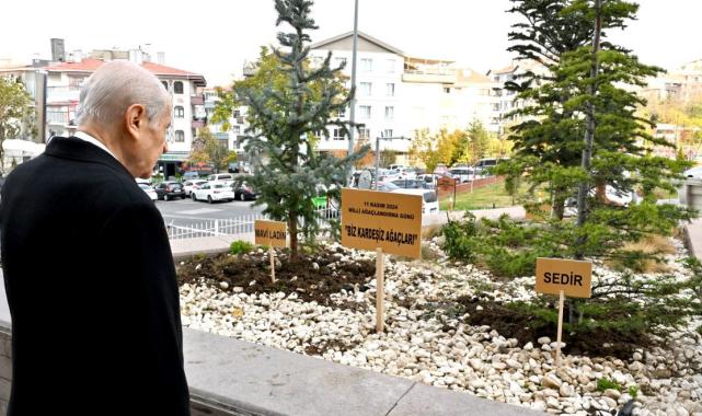 Devlet Bahçeli'den "Biz Kardeşiz Ağaçları"