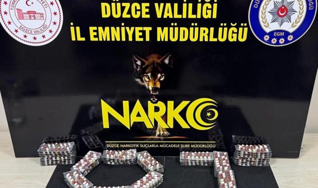 Düzce’de uyuşturucu operasyonunda 4 şahıs yakalandı