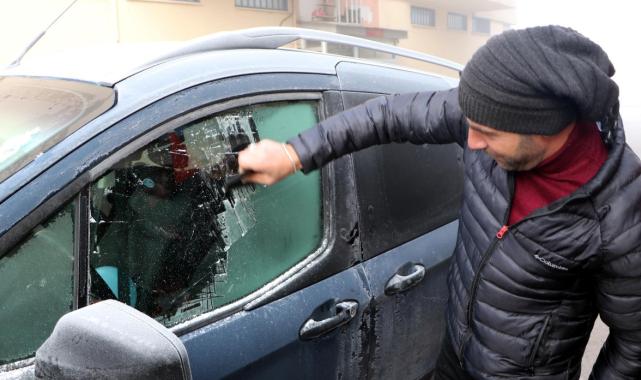 Erzurum'da sis ve soğuk hava etkili oluyor