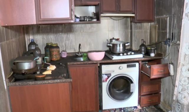 Evden çıkarılmak istenen kiracı evi yakıp kaçtı