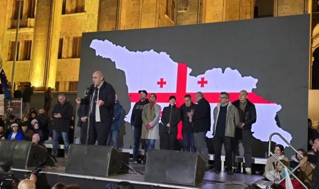 Gürcistan'da seçim sonuçlarını tanımayan muhalefetin protestoları sürüyor