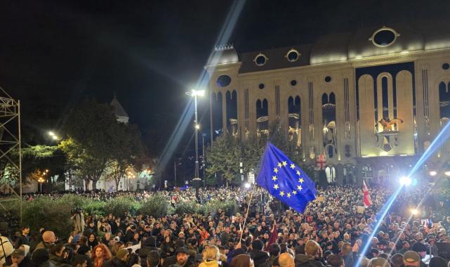 Gürcistan'da seçim sonuçlarını tanımayan muhalefetin protestoları sürüyor