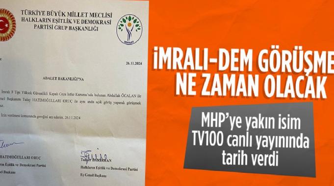 İmralı-DEM görüşmesiyle ilgili MHP&#039;ye yakın gazeteciden kulis bilgisi