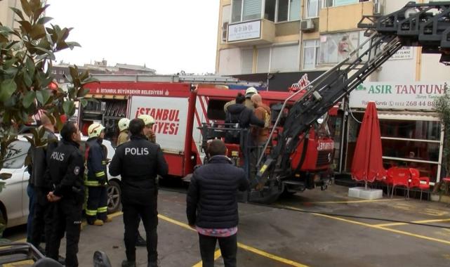İstanbul'da iş yeri alevlere teslim oldu: 10 işçi kurtarıldı