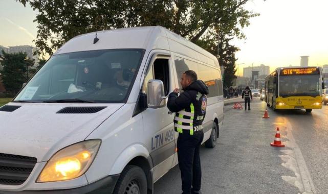 İstanbul'da okul servis araçlarına denetim: 16 bin lira ceza kesildi