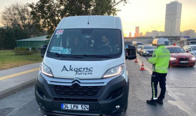 İstanbul'da okul servis araçlarına denetim: 16 bin lira ceza kesildi