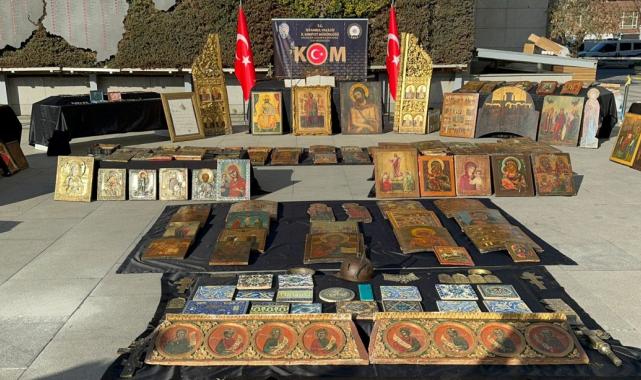 İstanbul’da tarihi eser operasyonu