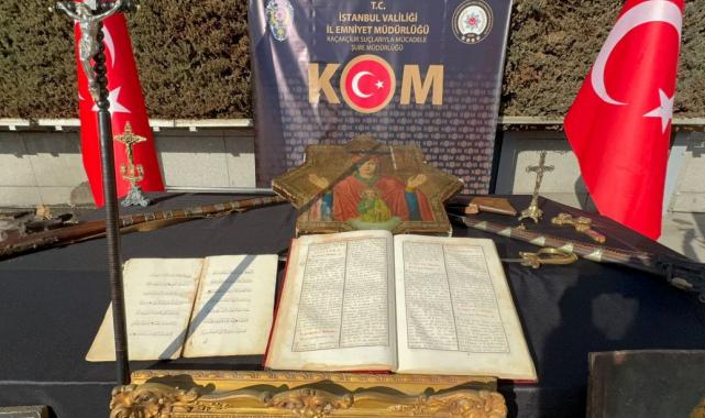 İstanbul’da tarihi eser operasyonu