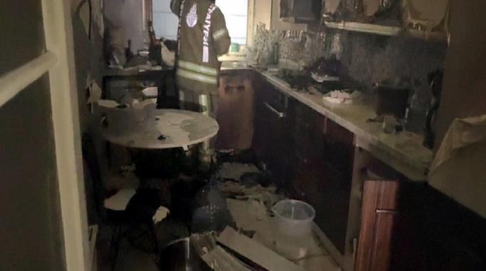 İstanbul&#039;da yangın ihbarına gittiler: Uyuşturucu imalathanesi buldular